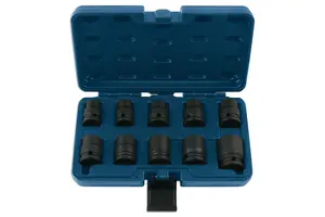 Laser 7609 10pc Impact Socket Set 1/2" Drive Bi-Hex 12pt 13-24mm