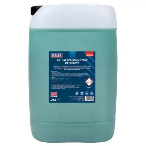 Sealey Carpet Upholstery Detergent Cleaner 25L Economisal Low Foaming VMR92250