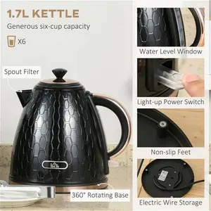 Kettle And Toaster Set HOMCOM