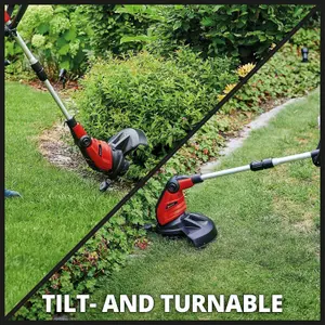 Einhell 30cm Corded Grass Trimmer 450W Line Strimmer With 3 Thread Spools Edging Wheel Electric - GC-ET 4530 Set