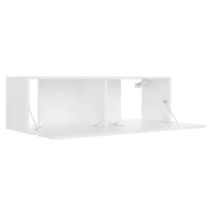 vidaXL TV Cabinet White 100x30x30 cm Engineered Wood