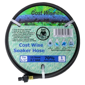 7.5m water hose garden irrigation porous pipe/soaker hose,waterdirectly to the roots-SAVES WATER