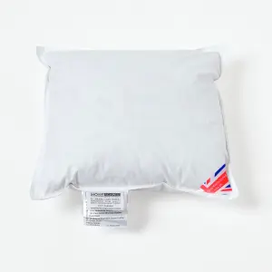 Homescapes Duck Down Cushion Pads Inner Insert Filler Machine Washable 30 x 30 cm (12 x 12")