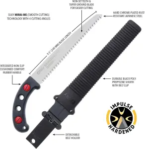 Silky 102-24 Gomtaro Straight Bladed Pruning Saw 240mm