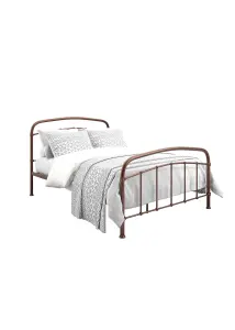 Halston 5.0 King Metal Copper Bed