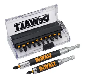 DeWalt Extreme® Impact Torsion 14 piece Interchangeable Mixed Screwdriver set