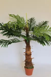 Garden Market Place Artificial Plants - Artificial Coco Palm Tree 1m Tall With Pot