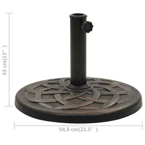 12kg Resin Free Standing Umbrella Base