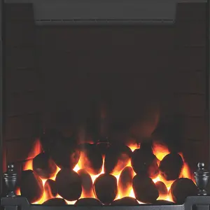 Focal Point Finsbury full depth Black Manual control 3.75kW Gas Fire