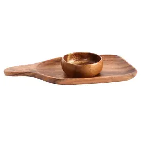 Interiors by Premier Kora 2pc Paddle Dish Serving Set