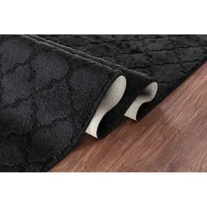 Butcher Door Mat Black / 0.9cm H x 80cm W x 150cm L