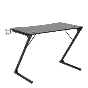 Trooper Gaming Desk in Matt Black