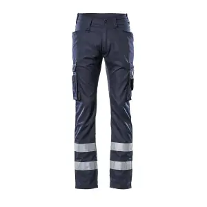 Mascot Frontline Service Trousers with Reflective Tape (Dark Navy)  (35.5) (Leg Length - Regular)