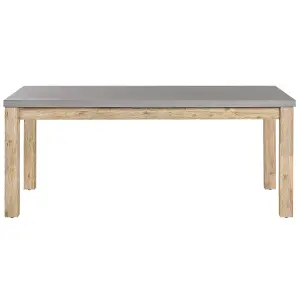 Garden Table Concrete Grey OSTUNI