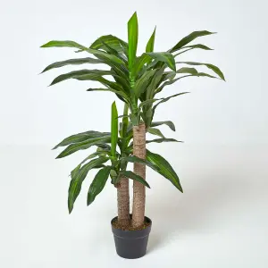 Homescapes Artificial Dracaena Fragrans in Pot, 90 cm Tall