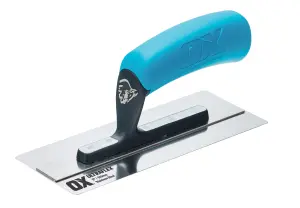 OX Pro UltraFlex Stainless Steel Small Finishing Trowel - 200 x 80mm / 8in