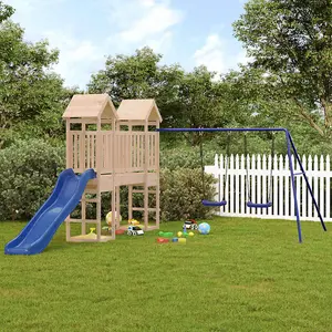 Berkfield Outdoor Playset Solid Wood Pine