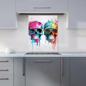 Splashart Happy Skeletons Kitchen Splashback