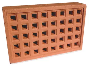 Expamet Red Air brick (L)215mm (W)50mm (H)140mm, Pack of 2