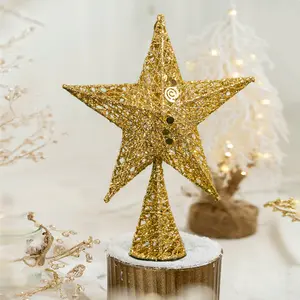 Stars Christmas Tree Topper Gold / 30cm H x 20cm W