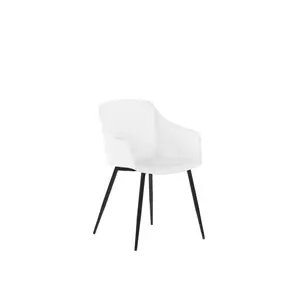 Scot Dining Chair (Set of 2) White / Black