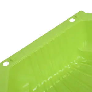 URBNLIVING 87cm Width Shell Clam Shaped Plastic Sandpit Outdoor Garden Fun Paddling Ball Pool Sand Pit Green