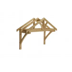 Cheshire Mouldings Pine Apex Porch Canopy 1560mm