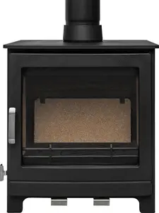 Mazona Ripley 8Kw Multifuel Woodburning Stove, Freestanding, Eco Design Approved, Defra Approved