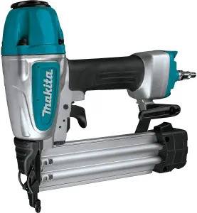 Makita AF506 18g Gauge Brad Air Pin Nailer In Case + 6l Air Compressor 116psi 8b