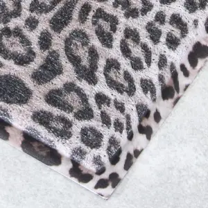 Grey Leopard Print Doormat (70 x 40cm)