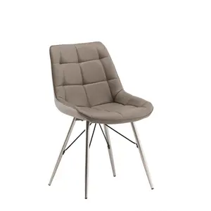 Lenore Upholstered Dining Chair Grey / 1