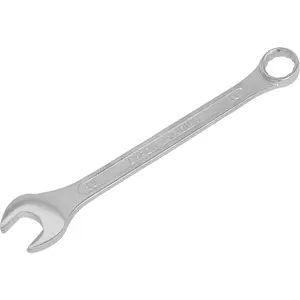 18mm Chrome Vanadium Combination Spanner with Polished Heads