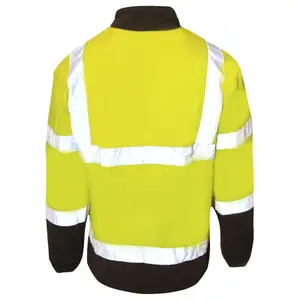 Result Core Mens Reflective Safety Micro Fleece Jacket