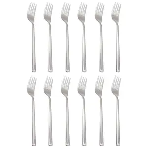 Tondo Stainless Steel Dinner Forks - 21.5cm - Pack of 12