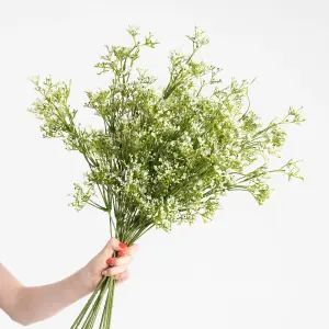 Blooming Artificial - Multi-Pack of Artificial Gypsophilia Stems - Indoor Use