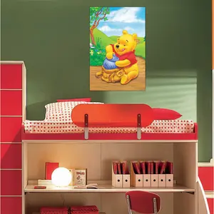 Winnie The Pooh - Single Picture Frame Print on MDF