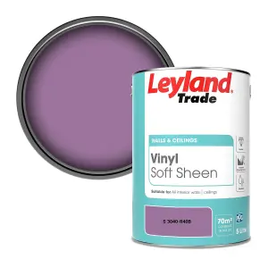 Leyland Trade Vinyl Soft Sheen Walls & Ceilings Emulsion Paint (S 3040-R40B) - 5L