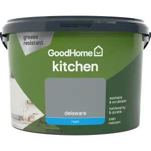 GoodHome Kitchen Delaware Matt Emulsion paint, 2.5L