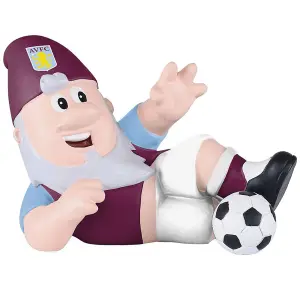 Aston Villa FC Sliding Tackle Garden Gnome Claret Red/Blue/Yellow (One Size)