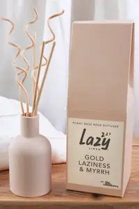 Gold, Laziness & Myrrh Ceramic Reed Diffuser