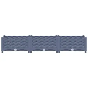 Berkfield Raised Bed 120x40x23 cm Polypropylene