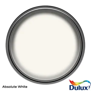 Dulux Light + Space Absolute White Matt Wall paint, 5L