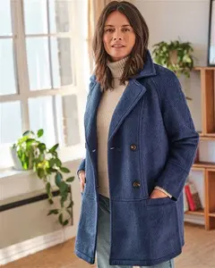 Womens Remi Wool And Recycled Polyester Coat | Woolovers