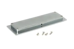 From The Anvil Satin Chrome 175mm Plain Rectangular Pull