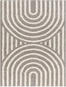 MARAVA Modern Shaggy Area Rug 160 x 213 cm