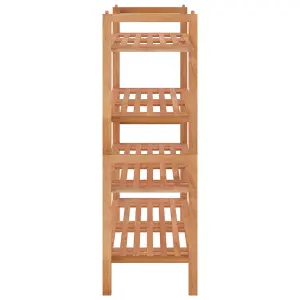 Berkfield Shoe Racks 2 pcs 69x27x41 cm Solid Wood Walnut