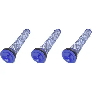 Dyson DC58 DC59 DC61 DC62 V6 V7 V8 Animal Vacuum Cleaner Washable Pre Motor Stick Filters x 3 by Ufixt