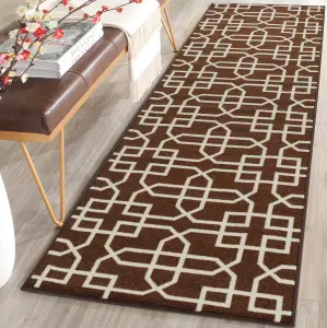 Smart Living Heavy Duty Machine Washable Runner for Hallway, Kitchen Non Slip Floor Mats, Door Mat 80cm x 150cm - Brown Cream