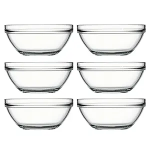 URBNLIVING 26cm Diameter 4000ml Mixing Bowl Set of 6 pcs