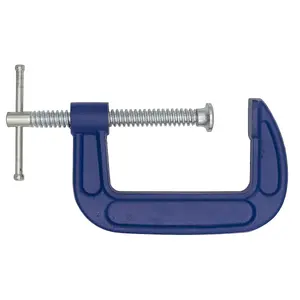 Sealey G-Clamp Fitted With Swivel Tip To Reduce Marking Length 75mm AK6003